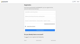 
                            1. Registration with MyRatePAY and log in