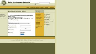 
                            4. Registration/Allotment Query - DDA