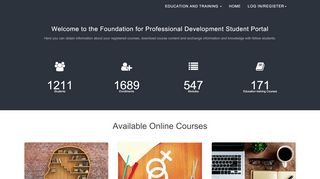 
                            8. Registrations - FPD Student Portal - The Foundation for Professional ...
