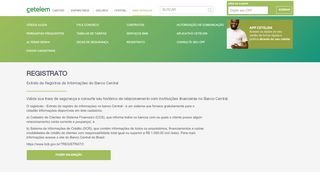 
                            13. Registrato - Extrato de Informações do Banco Central | Banco Cetelem