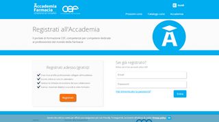 
                            8. Registrazione | Accademia Farmacia