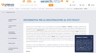 
                            5. Registrazione al sito - Unieuro