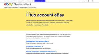 
                            4. Registrazione e accesso - eBay