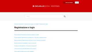 
                            3. Registrazione e login – Assistenza Scuolabook