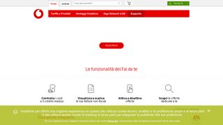 
                            3. Registrazione Fai da te: informazioni - Vodafone