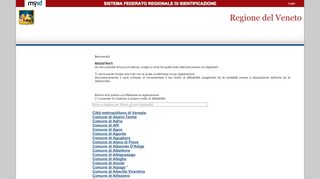 
                            6. Registrazione - Sistema Federato Regionale di Identificazione