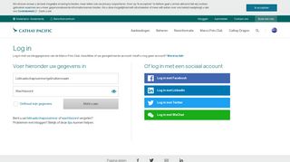 
                            8. Registreer een account - Cathay Pacific