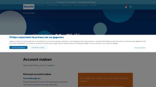 
                            2. Registreer je Philips product en maak een account aan | Philips