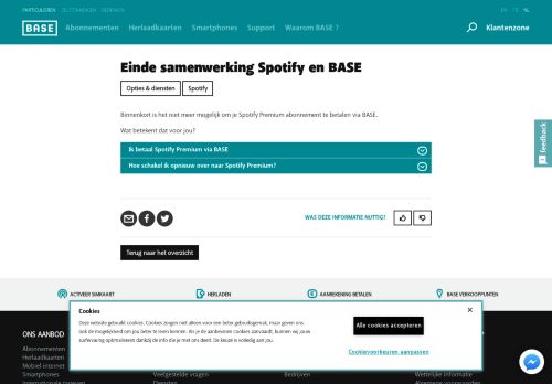 
                            12. Registreer je Spotify Premium Account | BASE