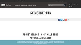 
                            1. Registrer dig | HiFi Klubben