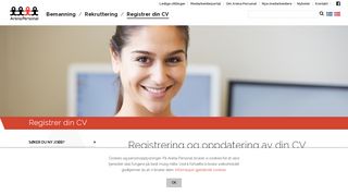 
                            3. Registrer din CV - Arena Personal