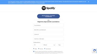 
                            5. Registrera dig - Spotify