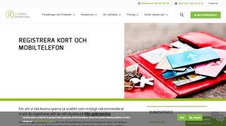 
                            2. Registrera kort och mobiltelefon | mySafety