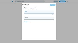 
                            8. Registreren op Twitter / Twitter