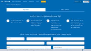 
                            3. Registreren - Registratie | Vrachtuitwisseling – TIMOCOM