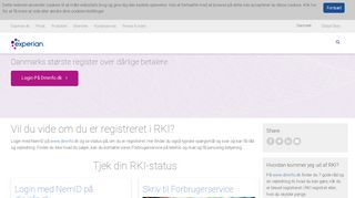 
                            1. Registreret i RKI? - Experian.dk