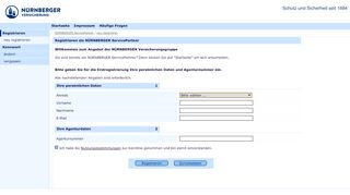 
                            4. Registrieren als NÜRNBERGER ServicePartner