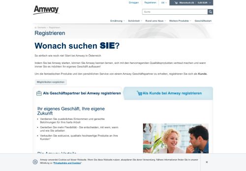 
                            2. Registrieren | Amway