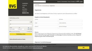 
                            9. Registrieren - BVG.de