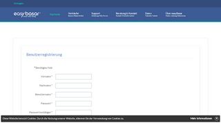 
                            5. Registrieren - easyBasar
