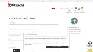 
                            2. Registrieren - Felgenoutlet