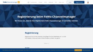 
                            2. Registrieren - Fewo-Channelmanager