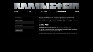 
                            4. Registrieren - lifad - Rammstein