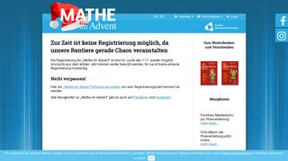 
                            5. Registrieren - Mathe im Advent 2018