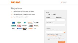 
                            7. Registrieren - Migros Login