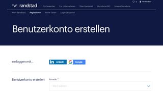 
                            2. Registrieren - | Randstad