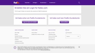 
                            9. Registrieren Sie sich auf fedex.com - FedEx | Switzerland