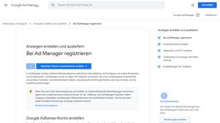 
                            1. Registrieren Sie sich in Google Ad Manager ... - Google Support