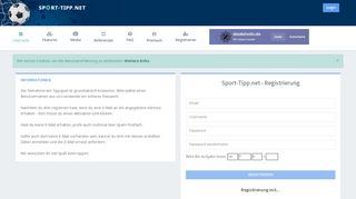 
                            12. Registrieren - Sport-Tipp.net - Das Fussball-Tippspiel BETA