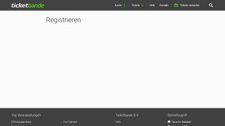 
                            2. Registrieren | ticketbande