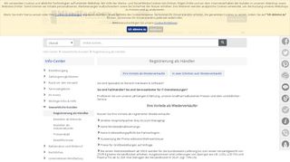 
                            12. Registrierung als Händler -> Gewerbliche Kunden -> Info ... - Mindfactory