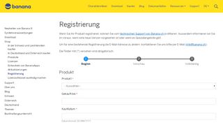 
                            2. Registrierung | Banana Accounting Software