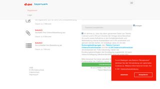 
                            5. Registrierung - Bayernwerk Karriere - Talents Connect