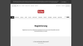 
                            7. Registrierung - Echo Online