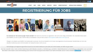 
                            7. Registrierung für Jobs | StaffEins