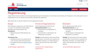 
                            3. Registrierung - HamburgService - Hamburg-Gateway - Hamburg.de