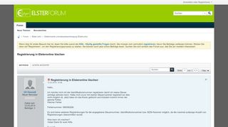 
                            6. Registrierung in Elsteronline löschen - Elster-Forum