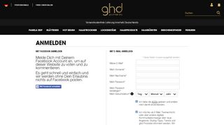 
                            7. Registrierung | Konto | Die Offizielle ghd ® Deutschland Webseite