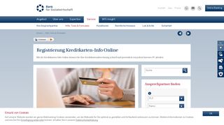 
                            9. Registrierung Kreditkarten-Info Online - Bank für Sozialwirtschaft