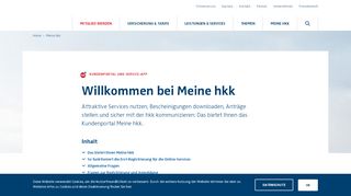 
                            2. Registrierung Login - hkk