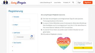 
                            1. Registrierung | Loving Penguin