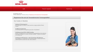 
                            4. Registrierung Tiermedizinische/r Fachangestellte/r - ROYAL CANIN ...