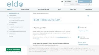 
                            7. REGISTRIERUNG zu ELDA