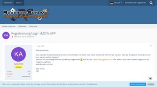 
                            12. Registrierung/Login iMOW APP - Viking iMow - Roboter-Forum.com