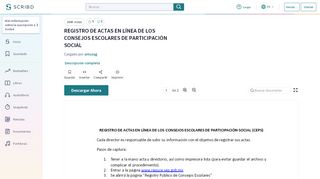 
                            5. REGISTRO DE ACTAS EN LÍNEA DE LOS CONSEJOS ESCOLARES ...