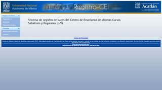 
                            8. Registro de datos - UNAM
